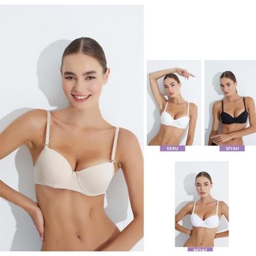 DP De Pier 4011 Bayan Klasik Micro Dolgulu Sütyen 75-90