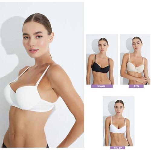 DP De Pier 4012 Bayan Klasik Micro Dolgusuz Sütyen 75-90