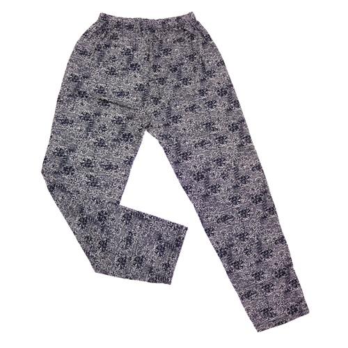 Zümra 2575 Bayan Cepli XXL Viskon Pijama Tek Alt