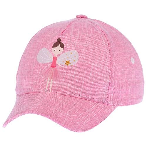 Kitti P-Y25240-10 Kız Çocuk Peri Kız Baskılı Şapka 4-8 Yaş