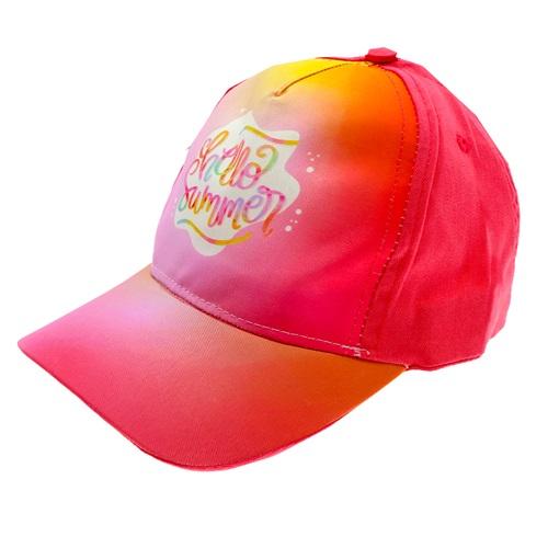 Kitti Y-24212-02 Kız Çocuk Dijital Baskılı Şapka 4-8 Yaş