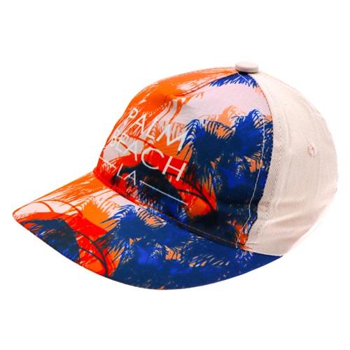 Kitti Y-23312-07 Kız Çocuk Palm Beach Baskılı Şapka 4-8 Yaş