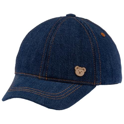 Kitti P-Y25150-08 Erkek Çocuk Kot Düz Etiketli Kep Şapka 1-3 Yaş