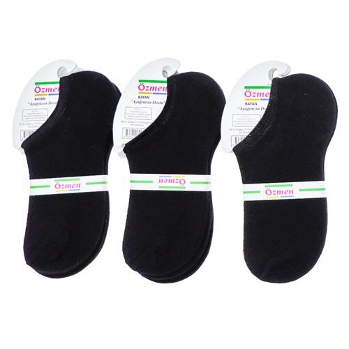 Özmen 3256 Bayan Cotton Likralı Snekers Çorap