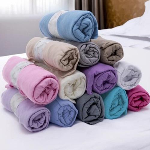 Berceste Tek Kişilik İpliği Boyalı Düz Lastikli Çarşaf Takımı 100x220X 50X70 Cm