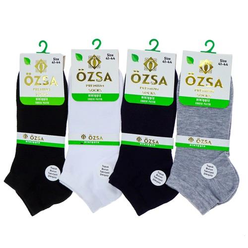 Özsa 2158 Erkek Bambu Likralı 200 İğne Dikişşiz Patik Çorap