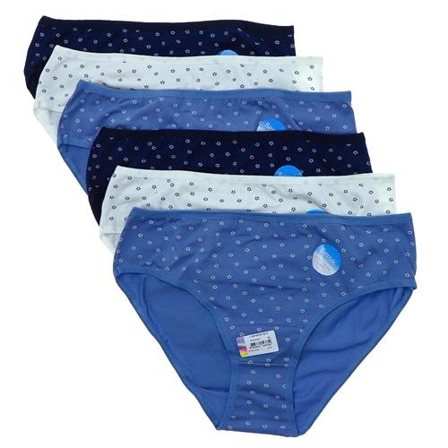 Berrak 11827 Bayan Penye Desenli Bikini Külot M-XL