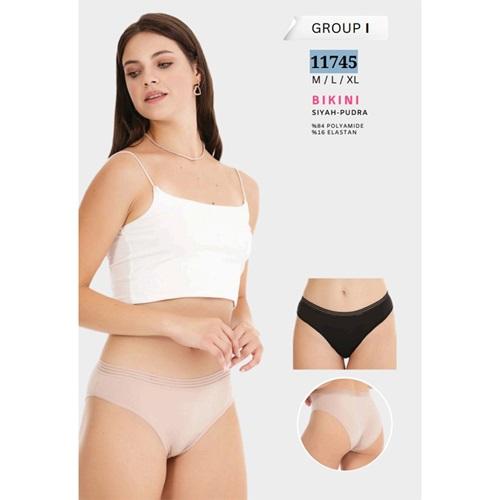 Berrak 11745 Bayan Penye Bikini Külot M-XL