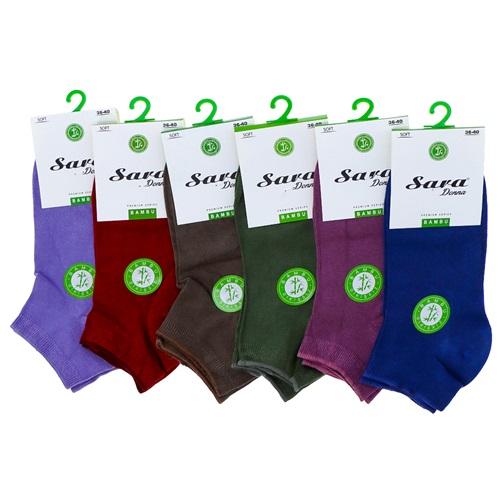 Sara Donna 9953 Bayan Bambu Komet Patik Çorap