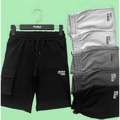 Paris Kids 8010-31 Erkek Çocuk Kompak Aesthetıc Baskılı Tek Parasüt Kapri 9-12 Yaş