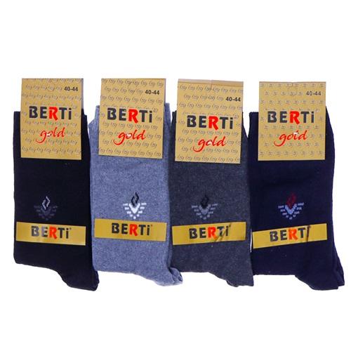 Berit 3050 Erkek Likralı Desenli Soket Çorap