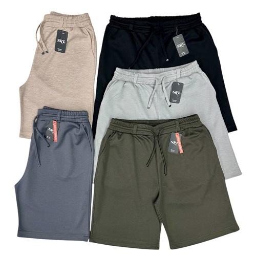 Erkam PŞ-712 Erkek Pike Düz Kemerli 3 Cepli Şort S-2XL