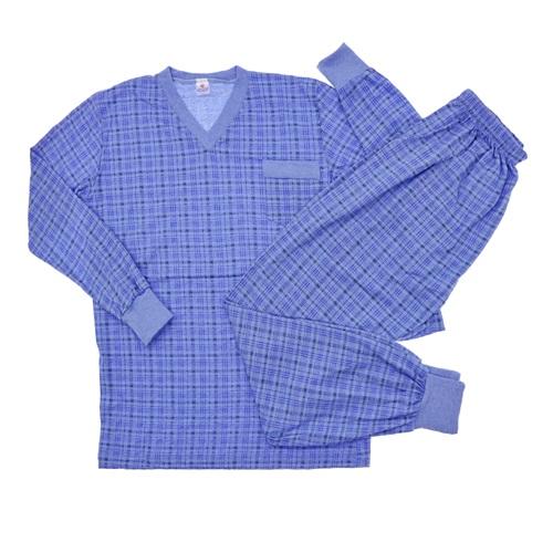 YenTeks 210 Erkek V Yaka Paça Ribanalı Pijama Takımı M-2XL