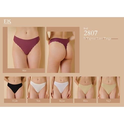 F-K 2807 Bayan Lazer Kesim Külot S-XL