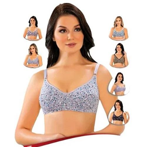 Billiza 519 Bayan Battal Renkli Süngerli Penye Sütyen