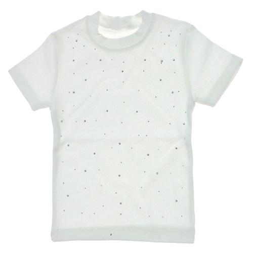 Rengoo 2027 Kız Çocuk Önü Taş Detaylı Crop Badi 8-14 Yaş