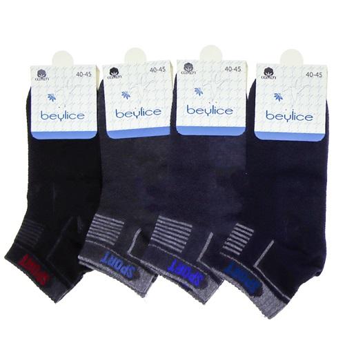 Beylice 2541 Erkek Soft Yıkamalı Dikişsiz Spor Patik Çorap