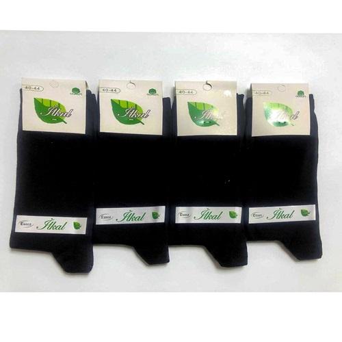 İlkal 7103 Erkek Cotton Likralı Desenli Mevsimlik Soket Çorap