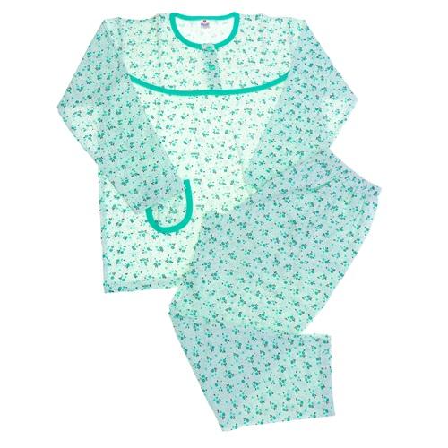 YenTeks 113 Bayan 2 Düğmeli Şardonlu Pijama Takımı XL-2XL