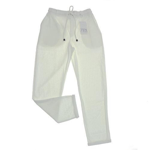 Zara 9241 Erkek Anka Yan Cepli Yarım Lastıklı Kemer Double Paça Pantolon S-2XL