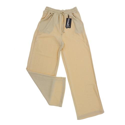 Zafer 101 Bayan Atlas Yan Cepli Palazo Pantolon S-2XL