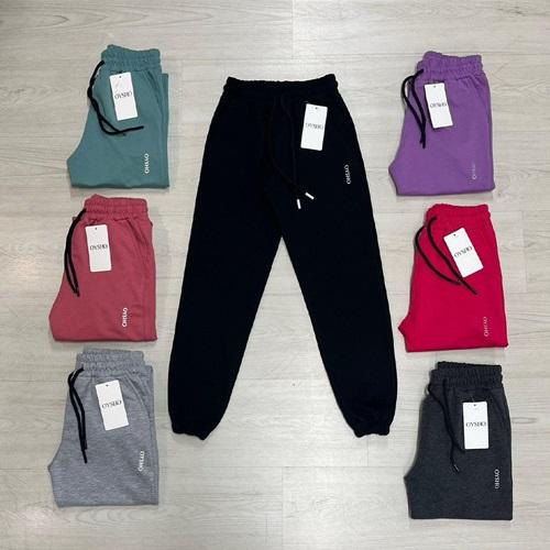 Oysho 4167 Çocuk Kompak Paça Latıklı Oysho Baskılı Eşofman Alt 12-16 Yaş