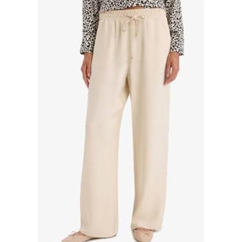 Avatar 25993 Bayan Keten Yan Bağcıklı Geniş Paça Tek Alt S-2XL (5 Li)