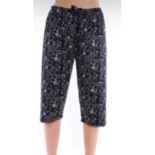 Avatar 25948 Bayan Hantal Desenli Turlu Viskon Geniş Paça Bermuda Cepli Tek Alt 7-10 (4 Lü)