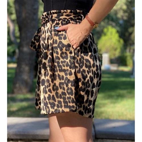 Katex 1165 Bayan Battal Penye Cepli Şort 1XL-5XL