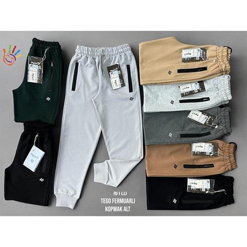 Paris Kids 7014-37 Erkek Çocuk Kompak Penye Fermanlı Toga Loga Life Baskılı Eşofman Alt 9-12 Yaş