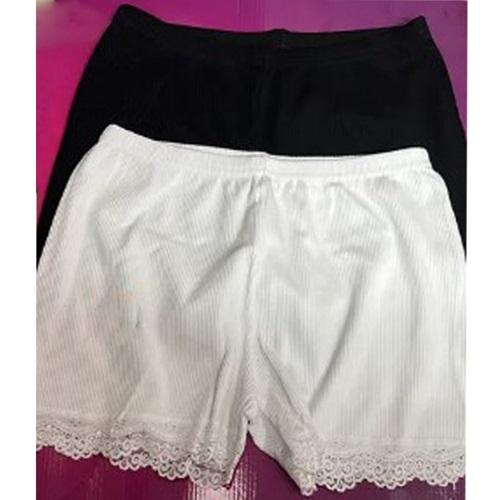 GELİNCİK 731 Bayan Penye Raporlu Dantelli Short (6 Lı)