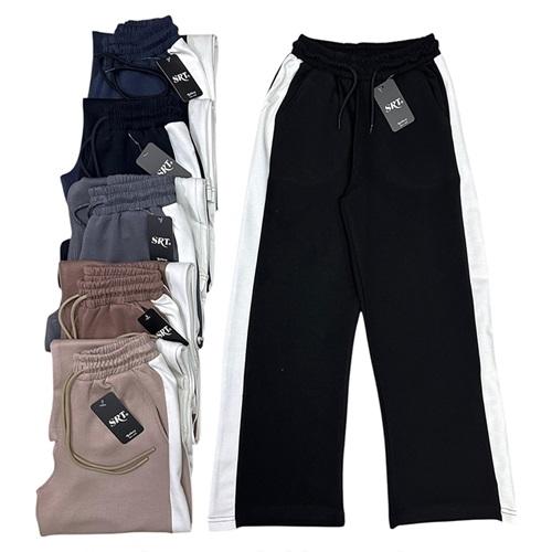 Srt M62292 Kız Çocuk Gez Modal Palazzo Yan Garnili Eşofman Alt 9-12 Yaş