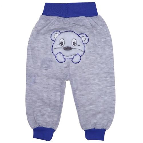 Kardelya 5210 Kabartma Nakış Patiksiz Gri Zemin Bebe Tek Alt 3-6-9 Ay