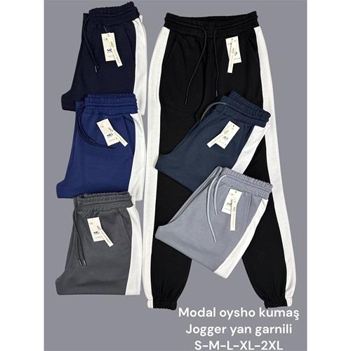 Srt M 2319 Bayan Modal Yan Garnili Paça Lastikli Eşofman Alt S-2XL