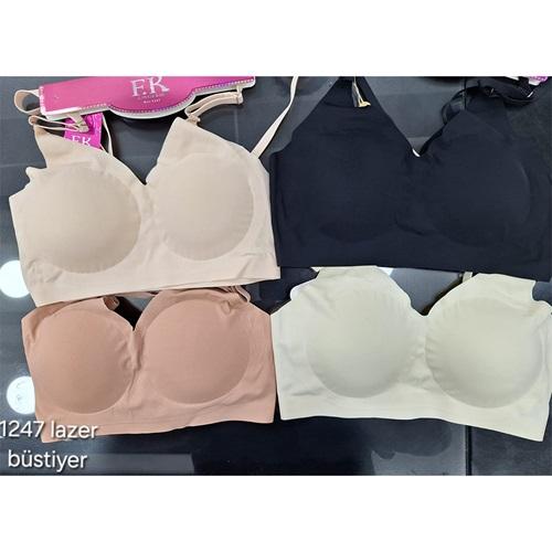 F.K 1247 Bayan Pedli Lazer Kesim Sütyen S-M-L-XL