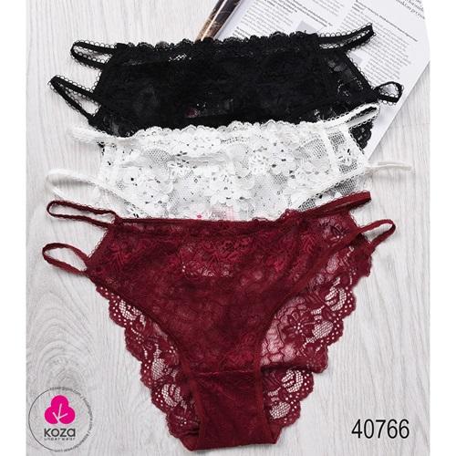 Koza 40766 Bayan Dantelli Bikini Külot (10 Lu)