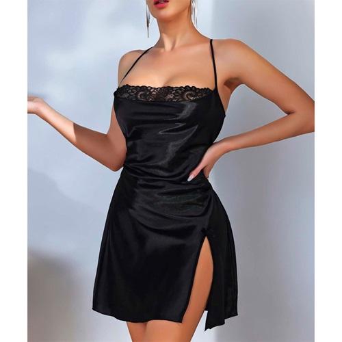 Lily Bianca 452 Bayan Saten Fantazi Gecelik