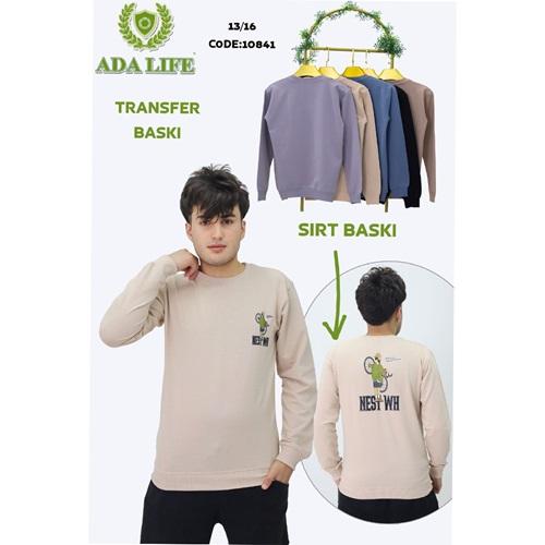 Ada Life 10841 Erkek Çocuk 2 İp Nest Bisiklet Ön Arka Transfer Baskılı Sweat 13-16 Yaş