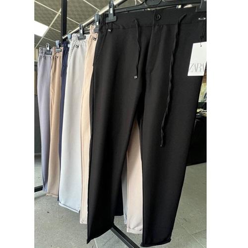 Zara Erkek Leo Kumaş Kemerli Duble Paça Zara Model Eşofman Alt S-2XL