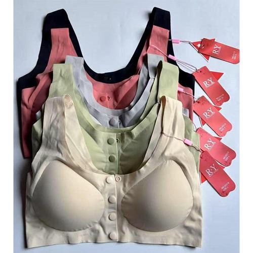 R.Y 2531 Bayan Pedli önden çıtçıtlı lazer kesim Sütyen S-XL