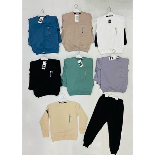 Furkan Erkek Çocuk 2 İp Cep Fermuarlı Takım 3-6 Yaş