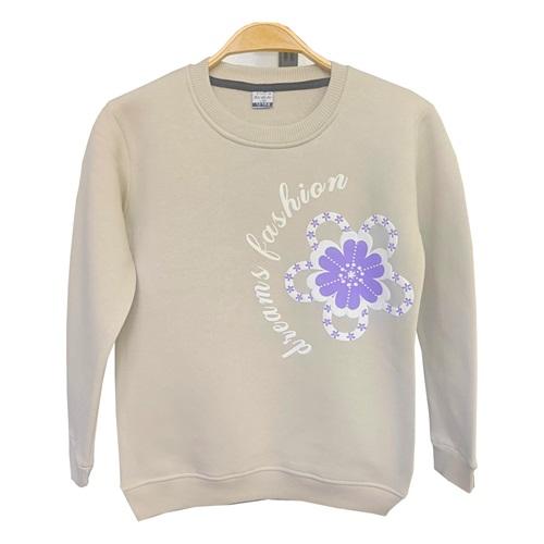 Kardeşler Lıfe Kız Çocuk 3 İp Fashion Baskılı Sweat 5-8 Yaş