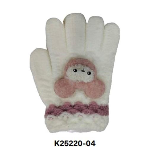 Kitti 25220-04 Kız Çocuk Anaokulu Örme Eldiven 3-6 Yaş