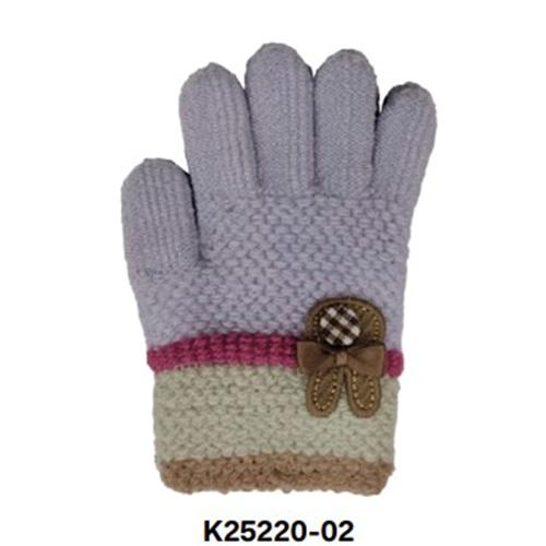 Kitti 25220-02 Kız Çocuk Anaokulu Örme Eldiven 3-6 Yaş