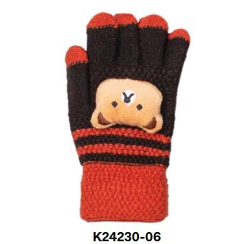 Kitti K24230-06 Erkek Çocuk Mikro Oyuncaklı Örme Eldiven 4-8 Yaş