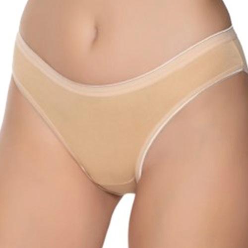 Gümüş 6051 Bayan Penye Likralı İz Yapmaz Bikini