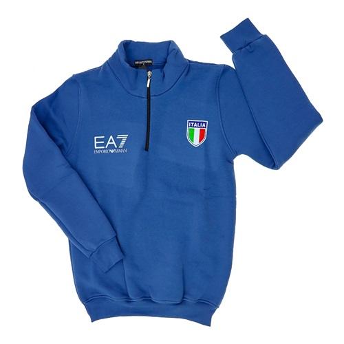 Brn 1001 Erkek Kompak 3 iplik Armani Baskılı Yarım Fermuarlı Sweat S-2XL(5 Li)