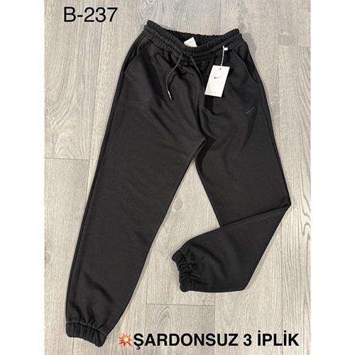 Atrax B-237 Bayan 3 İp Şardonsuz Paça Lastikli Eşofman Alt S-2XL