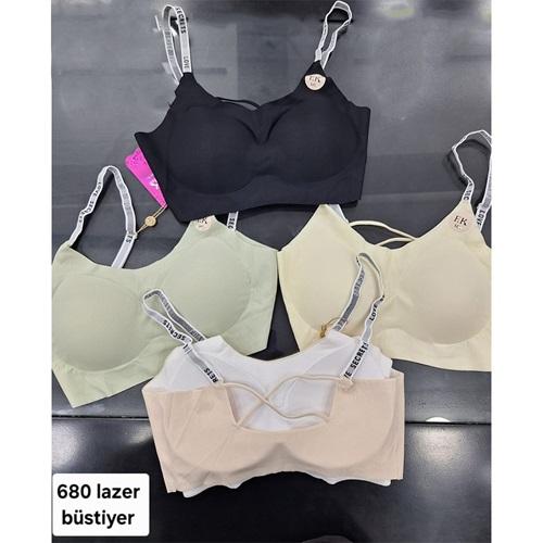 F.K 680 Bayan Balensiz Pedli Lazer Kesim Sütyen M/L-XL/2XL