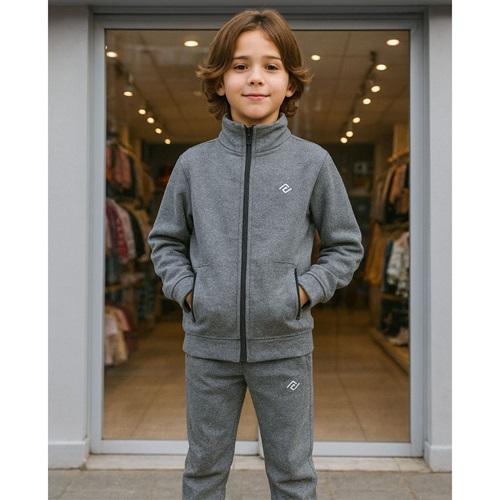 Paris Kids 5029-44 Erkek Çocuk Şardonlu Tego Logo Nakışlı Pike Takım 13-16 Yaş